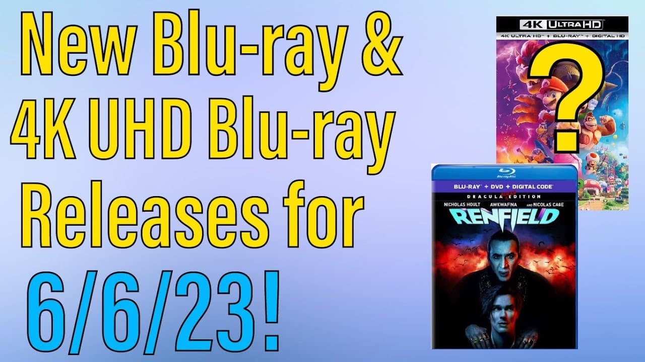 New Blu-ray & 4K UHD Blu-ray Releases for June 6th, 2023!
