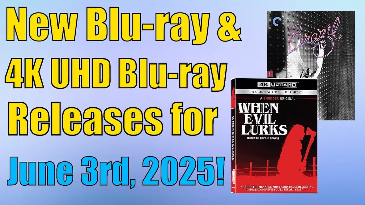 New Blu-ray & 4K UHD Blu-ray Releases for June 3rd, 2025!