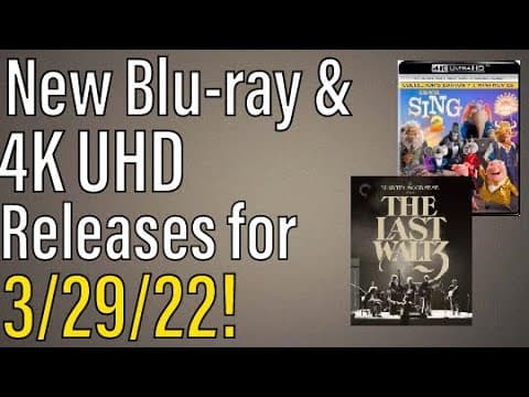 New Blu-ray & 4K UHD Releases for 3/29/22!