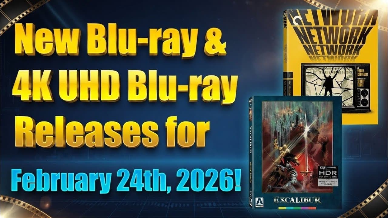 New Blu-ray & 4K UHD Blu-ray Releases for February 24th, 2026!