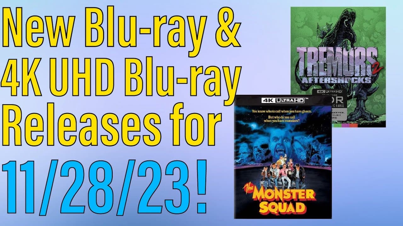 New Blu-ray & 4K UHD Blu-ray Releases for November 28th, 2023!