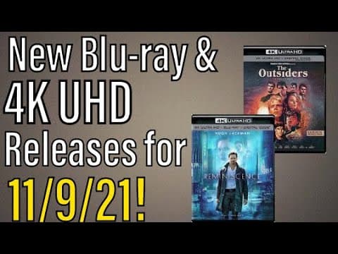 New Blu-ray & 4K UHD Releases for 11/9/21!