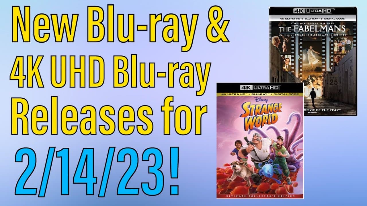New Blu-ray & 4K UHD Blu-ray Releases for February 14th, 2023!