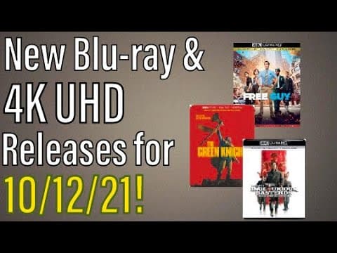 New Blu-ray & 4K UHD Releases for 10/12/21!