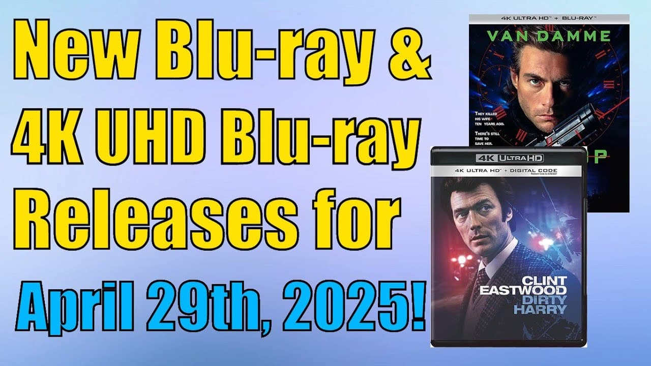 New Blu-ray & 4K UHD Blu-ray Releases for April 29th, 2025!
