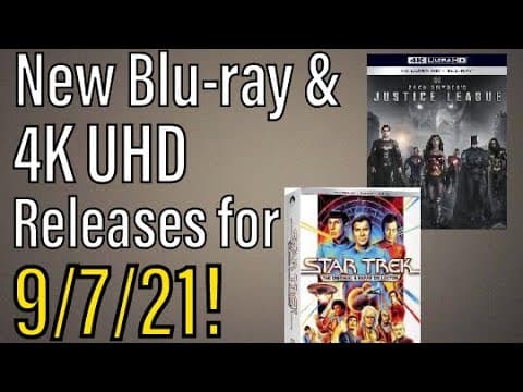 New Blu-ray & 4K UHD Releases for 9/7/21!