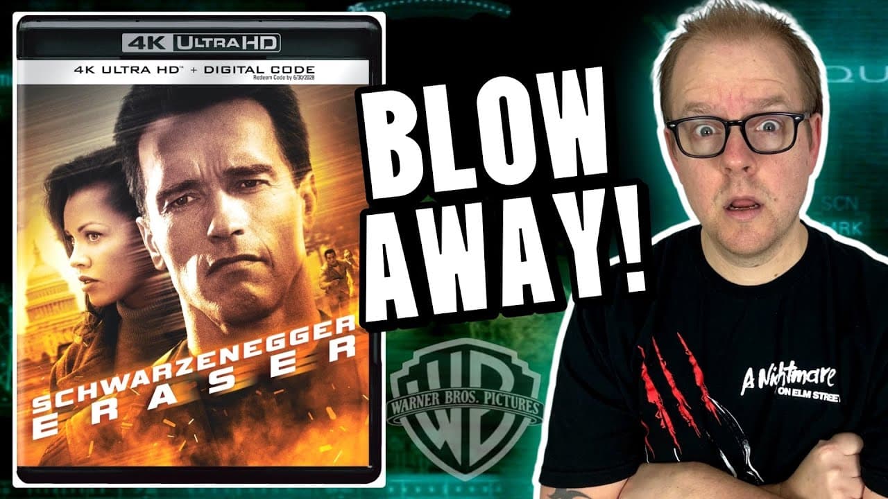 Eraser (1996) 4K UHD Review | Warner Bros | Blow Away SOUND And A Really COOL Surprise!