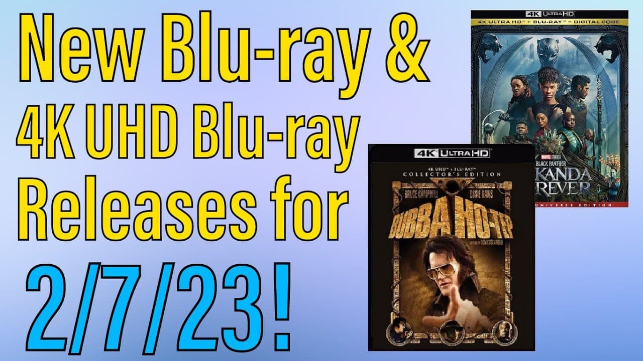 New Blu-ray & 4K UHD Blu-ray Releases for February 7th, 2023!