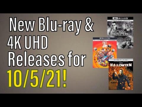 New Blu-ray & 4K UHD Releases for 10/5/21!