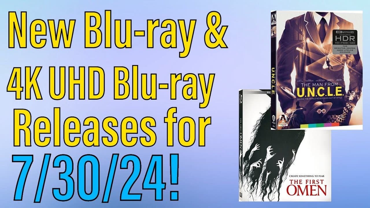 New Blu-ray & 4K UHD Blu-ray Releases for July 30th, 2024!