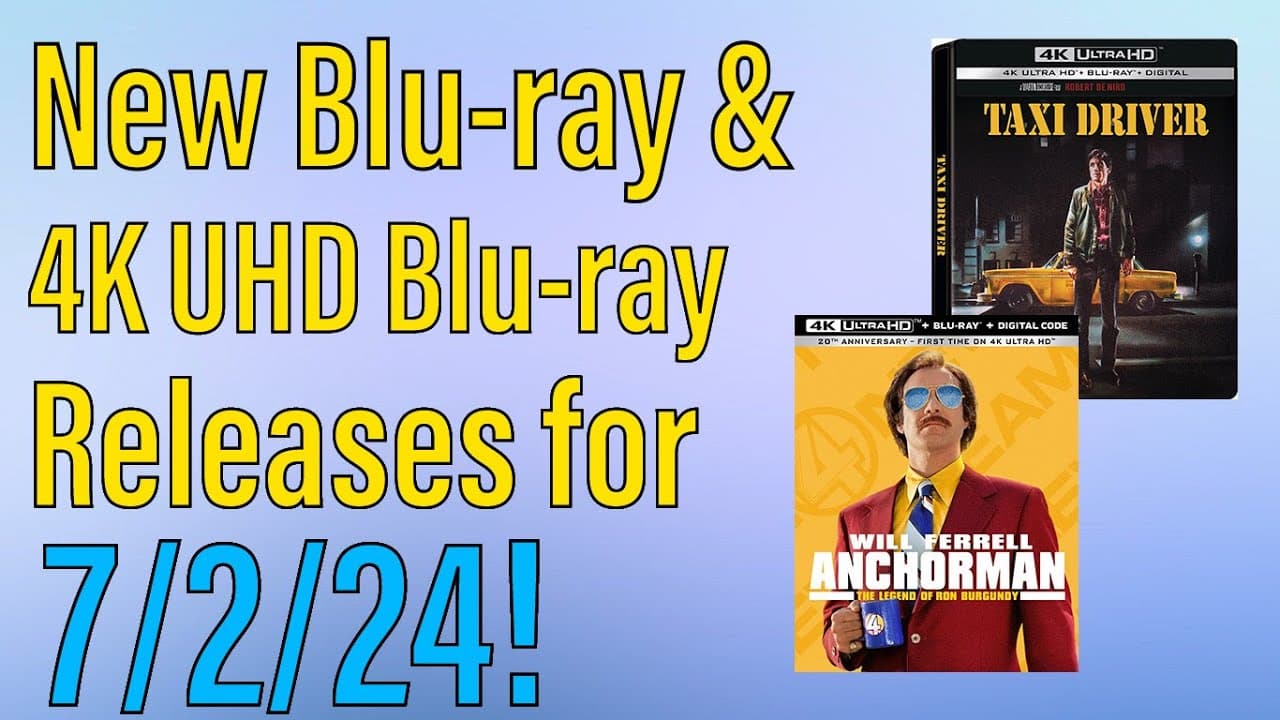 New Blu-ray & 4K UHD Blu-ray Releases for July 2nd, 2024!
