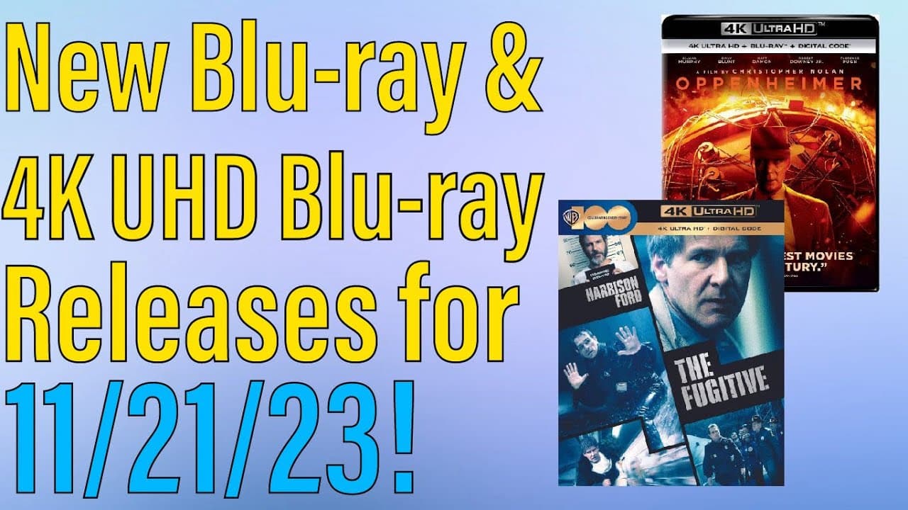 New Blu-ray & 4K UHD Blu-ray Releases for November 21st, 2023!