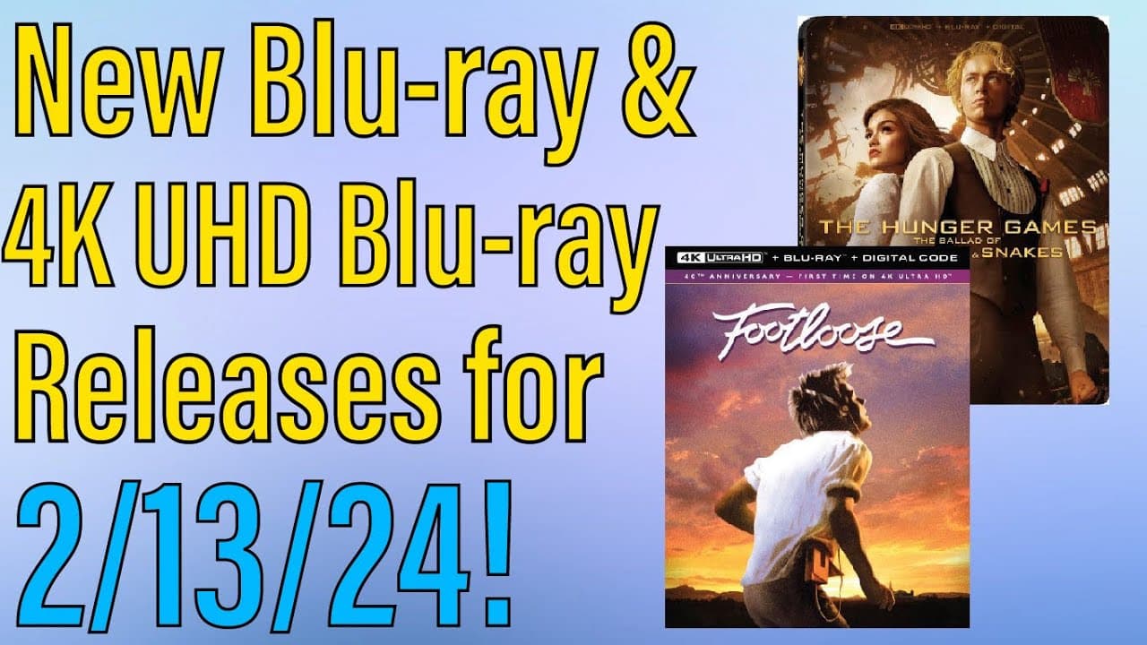 New Blu-ray & 4K UHD Blu-ray Releases for February 13th, 2024!