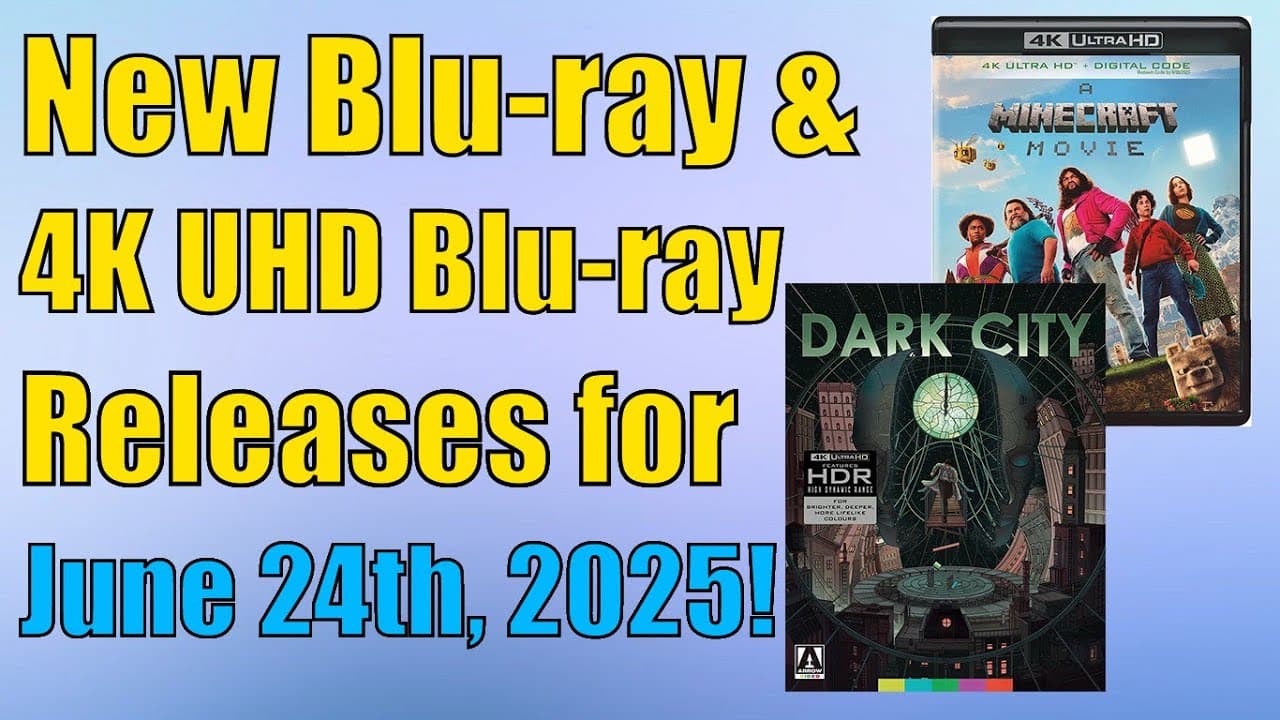 New Blu-ray & 4K UHD Blu-ray Releases for June 24th, 2025!