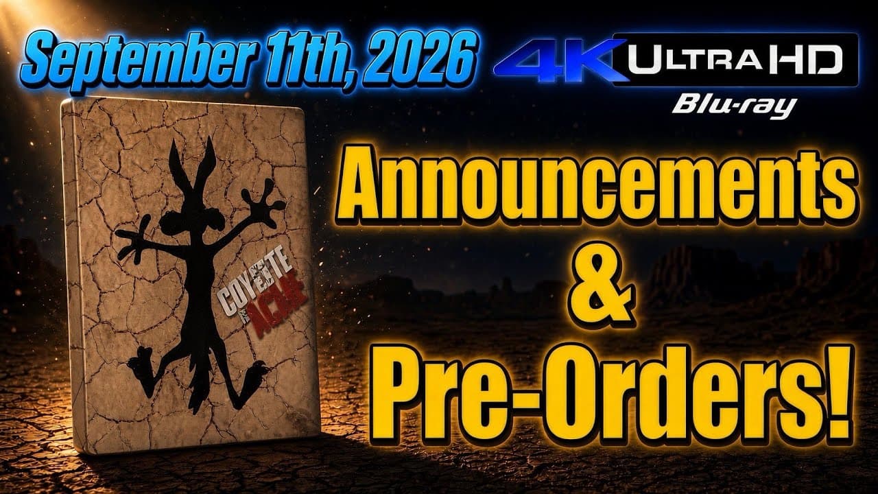 New 4K UHD Blu-ray Announcements & Pre-Orders for September 11th, 2026!
