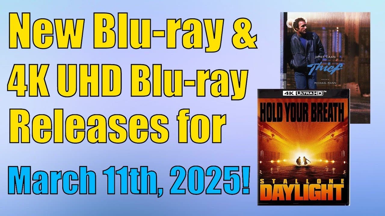 New Blu-ray & 4K UHD Blu-ray Releases for March 11th, 2025!