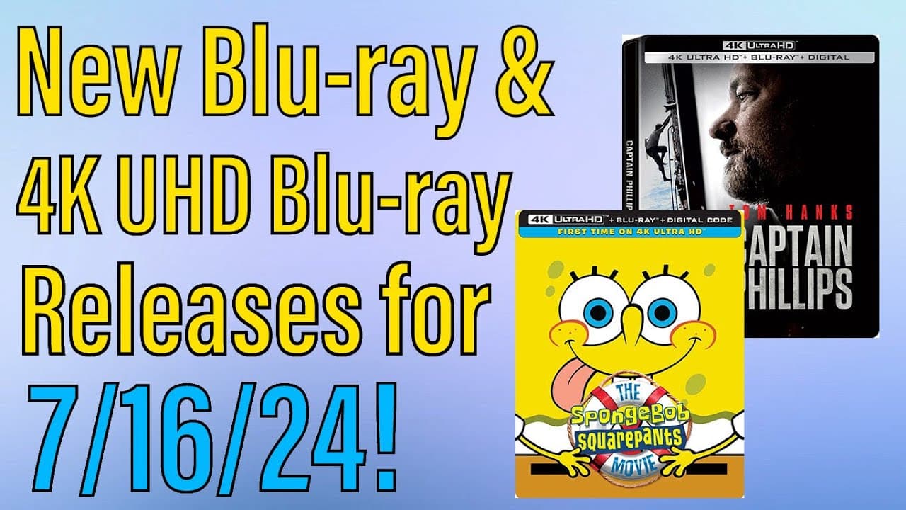New Blu-ray & 4K UHD Blu-ray Releases for July 16th, 2024!