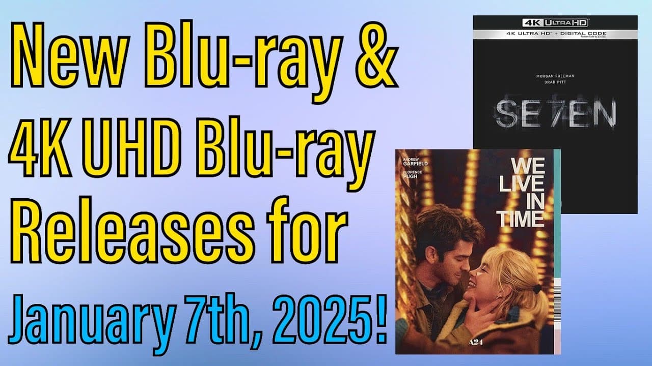 New Blu-ray & 4K UHD Blu-ray Releases for January 7th, 2025!