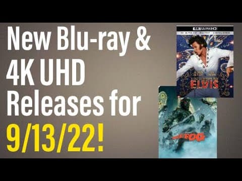 New Blu-ray & 4K UHD Releases for 9/13/22!