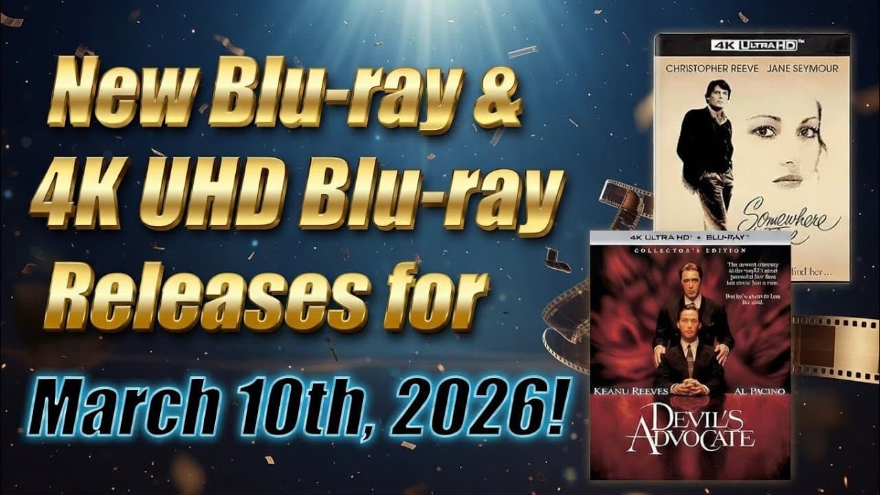 New Blu-ray & 4K UHD Blu-ray Releases for March 10th, 2026!