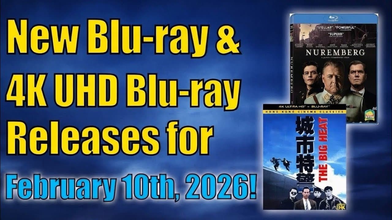 New Blu-ray & 4K UHD Blu-ray Releases for February 10th, 2026!