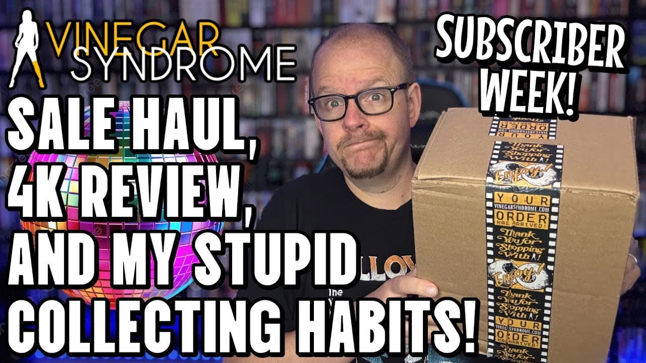 Vinegar Syndrome SUBSCRIBER Week Haul, NIGHT School 4K Review, And The STUPID Reasons I Collect!