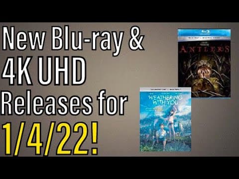 New Blu-ray & 4K UHD Releases for 1/4/22!
