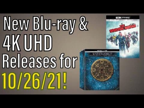 New Blu-ray & 4K UHD Releases for 10/26/21!