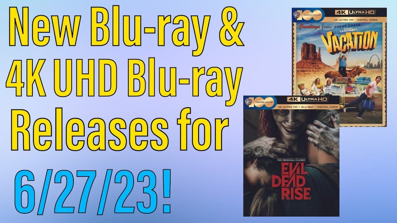 New Blu-ray & 4K UHD Blu-ray Releases for June 27th, 2023!