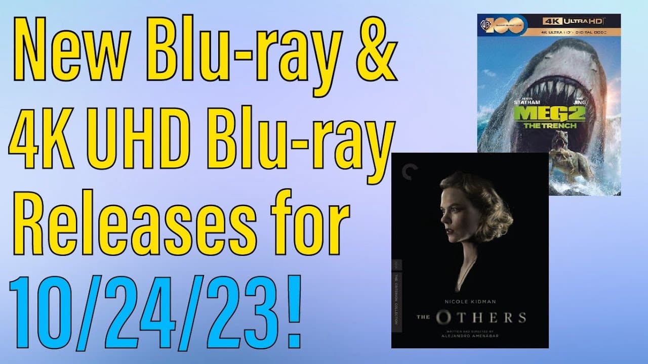 New Blu-ray & 4K UHD Blu-ray Releases for October 24th, 2023!