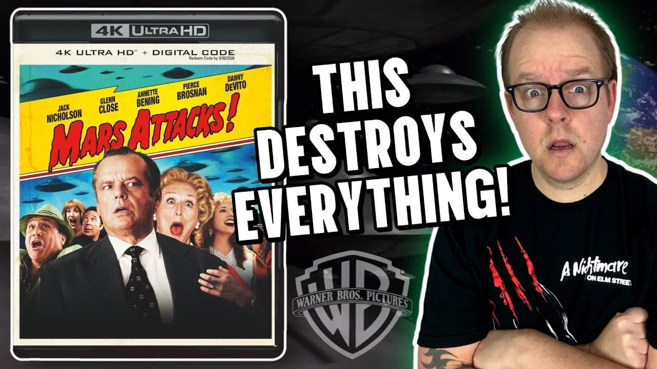 Mars Attacks (1996) 4K UHD Review | Warner Bros | This 4K DESTROYS Everything!