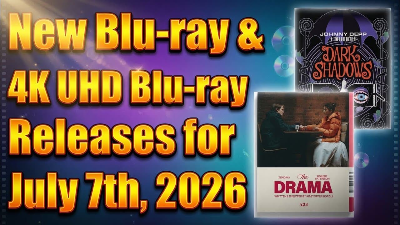 New Blu-ray & 4K UHD Blu-ray Releases for July 7th, 2026!