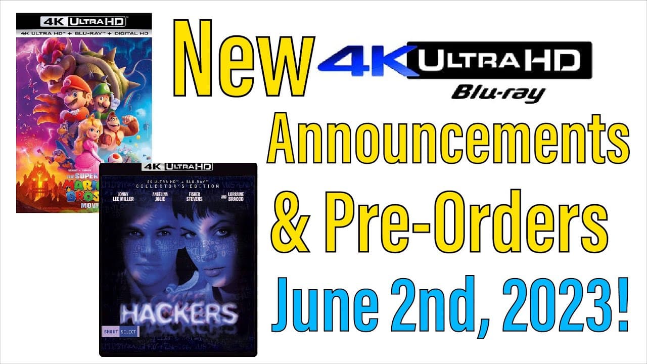 New 4K UHD Blu-ray Announcements & Pre-Orders for June 2nd, 2023!