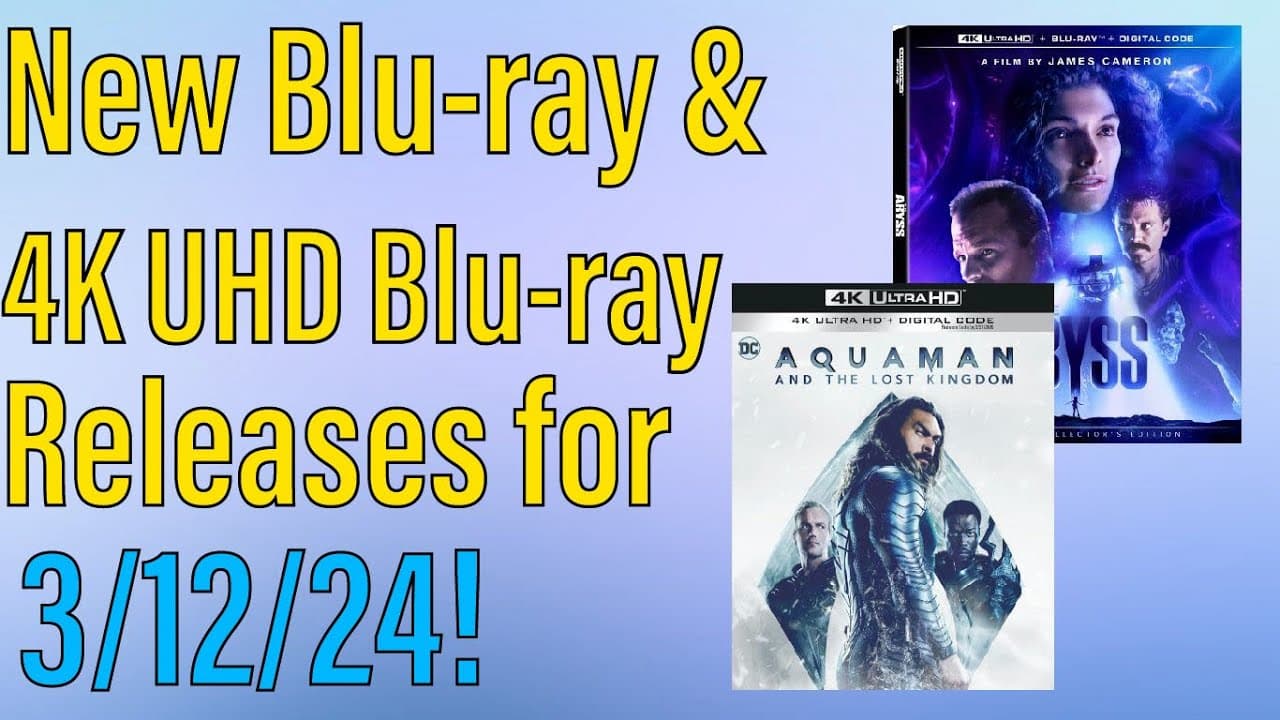 New Blu-ray & 4K UHD Blu-ray Releases for March 12th, 2024!