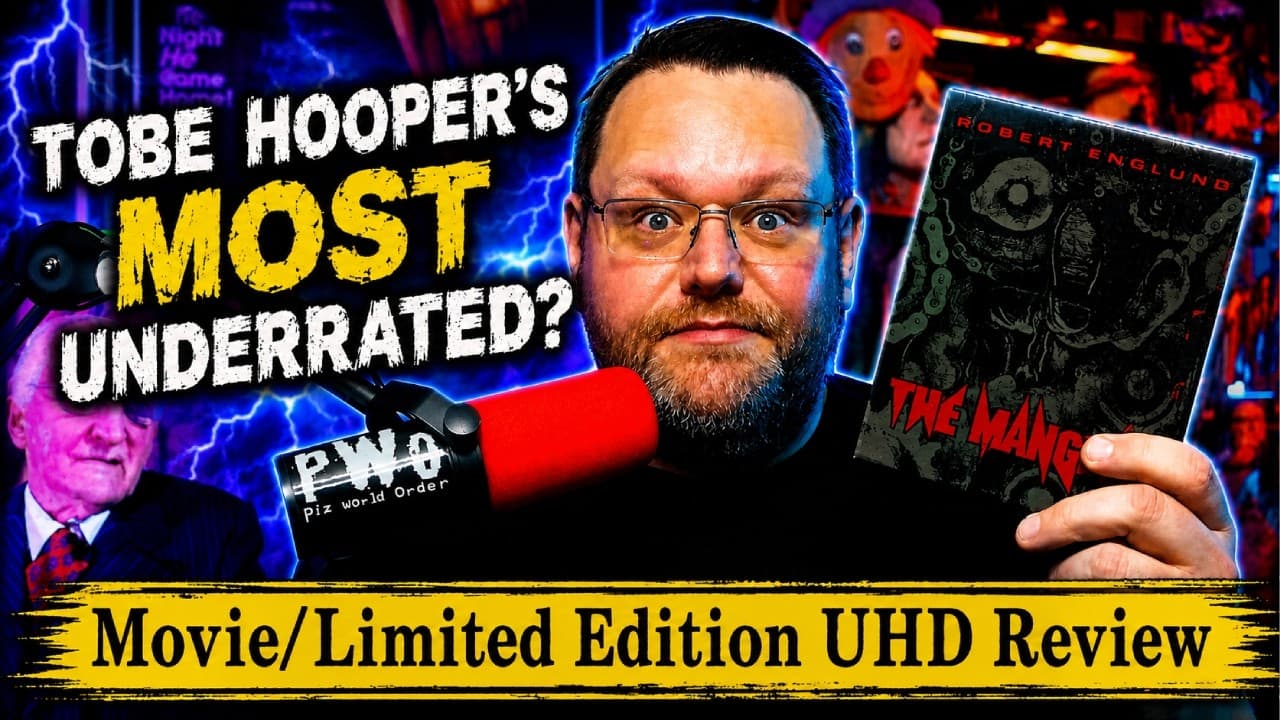 THE MANGLER (1995) Movie/Limited Edition 4K Review | Tobe Hooper's Most Underrated Film?