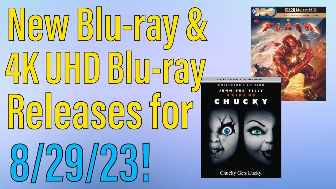 New Blu-ray & 4K UHD Blu-ray Releases for August 29th, 2023!