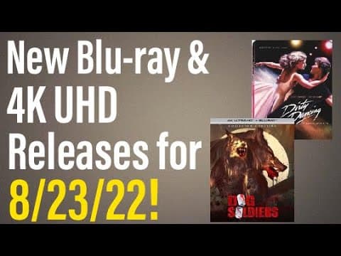 New Blu-ray & 4K UHD Releases for 8/23/22!