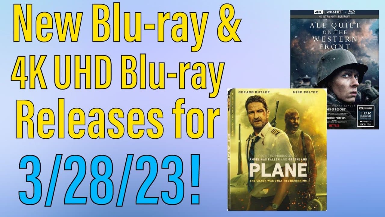 New Blu-ray & 4K UHD Blu-ray Releases for March 28th, 2023!