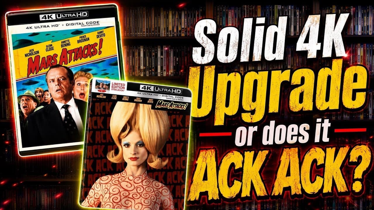 Mars Attacks (1996) 4K UHD Blu-ray Review!