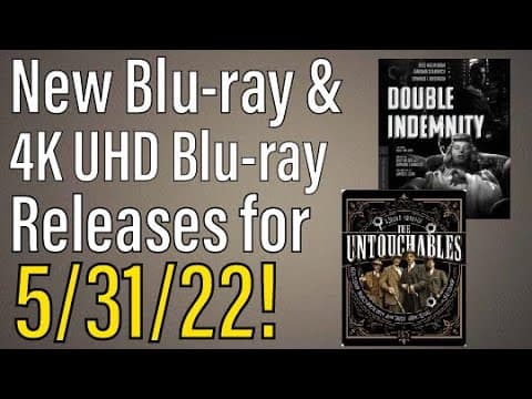 New Blu-ray & 4K UHD Releases for 5/31/22!