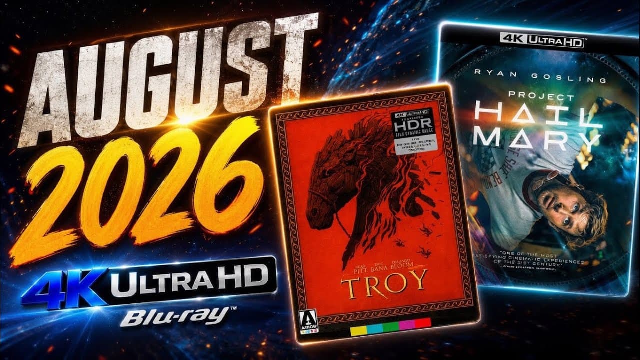 New 4K UHD Blu-ray Releases for August 2026!