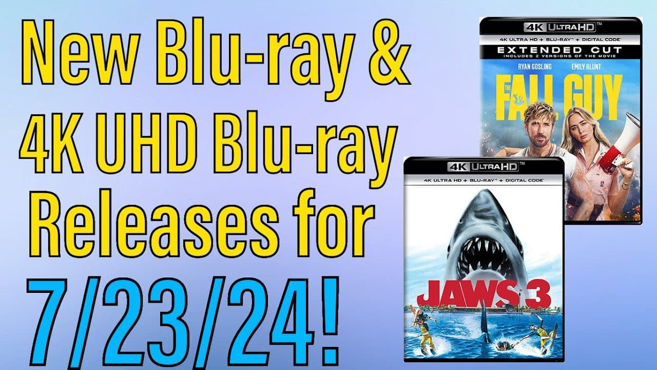 New Blu-ray & 4K UHD Blu-ray Releases for July 23rd, 2024!
