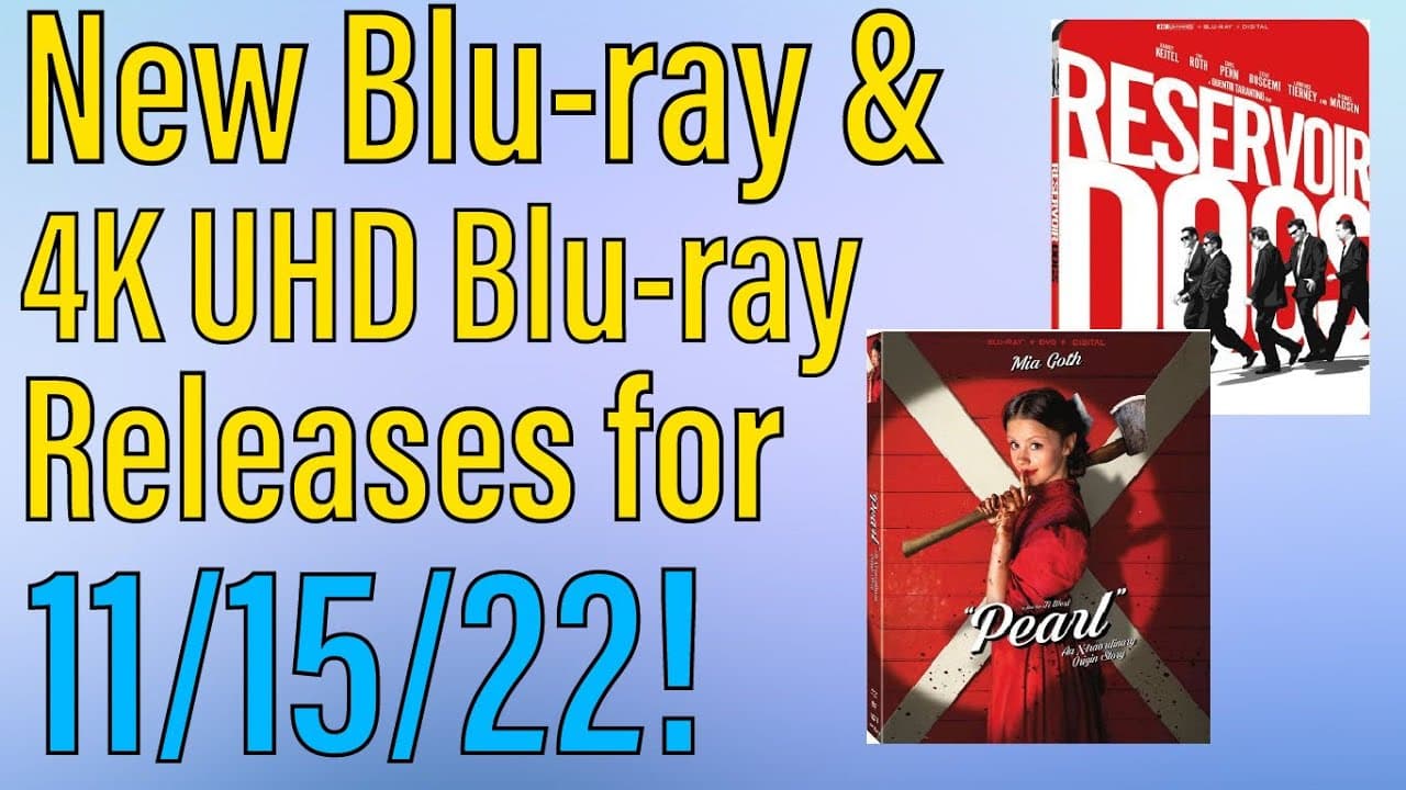 New Blu-ray & 4K UHD Blu-ray Releases for 11/15/22!