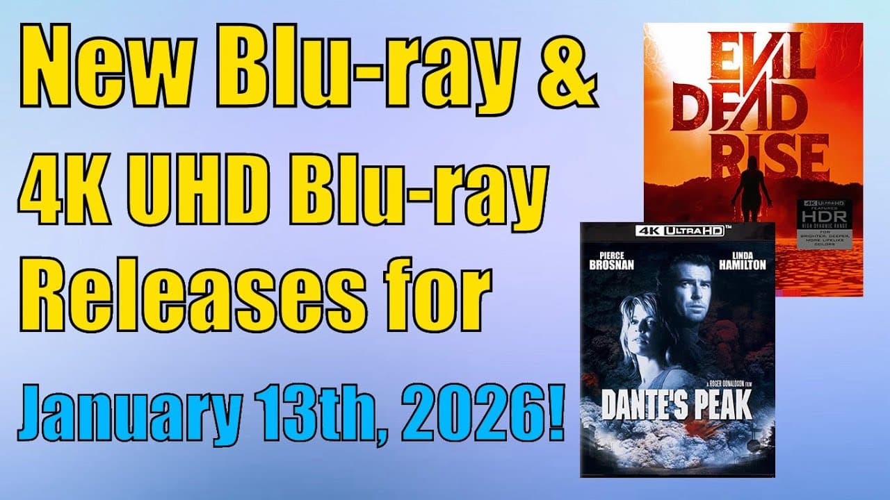 New Blu-ray & 4K UHD Blu-ray Releases for January 13th, 2026!