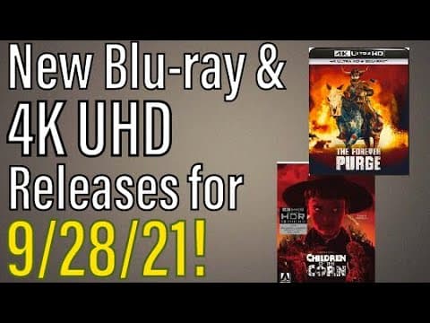 New Blu-ray & 4K UHD Releases for 9/28/21!