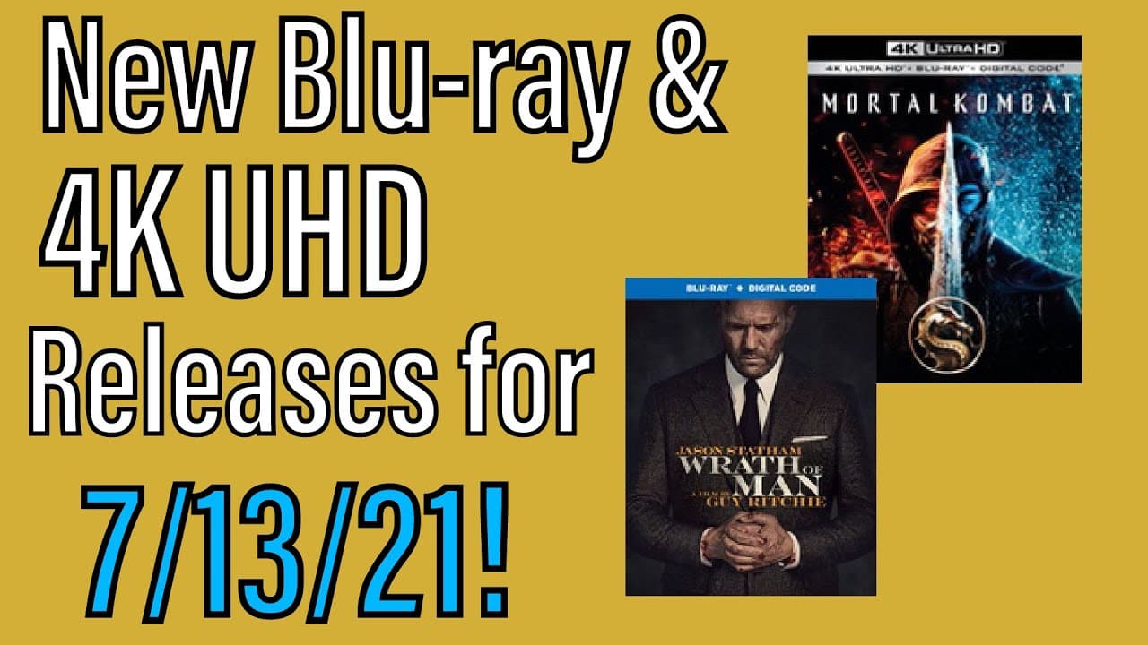 New Blu-ray & 4K UHD Releases for 7/13/21!