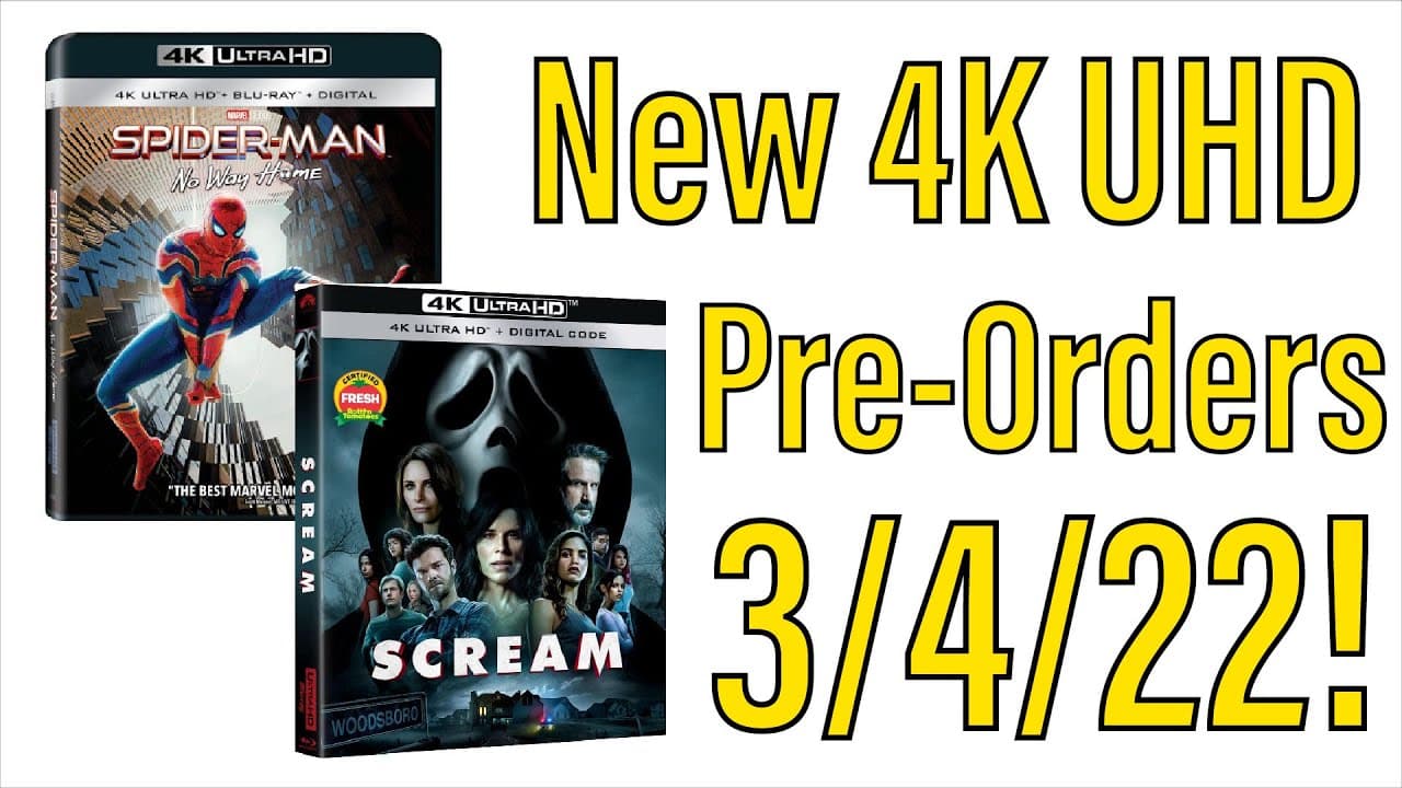 New 4K UHD Blu-ray Pre-Orders for 3/4/22!