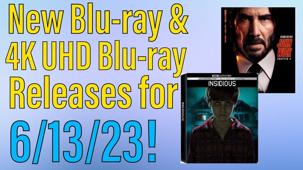 New Blu-ray & 4K UHD Blu-ray Releases for June 13th, 2023!