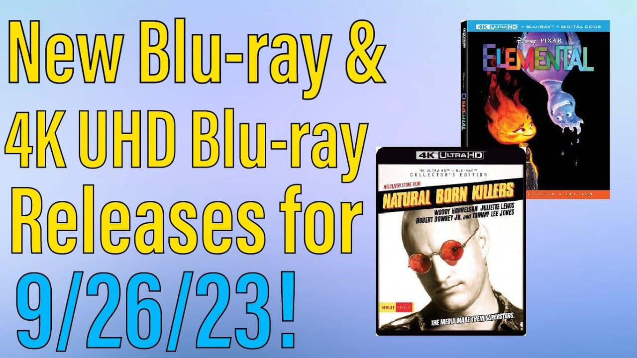 New Blu-ray & 4K UHD Blu-ray Releases for September 26th, 2023!