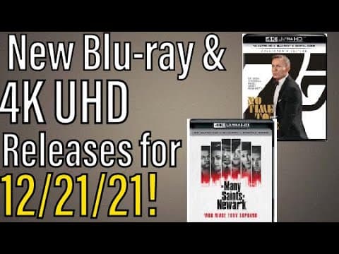 New Blu-ray & 4K UHD Releases for 12/21/22!